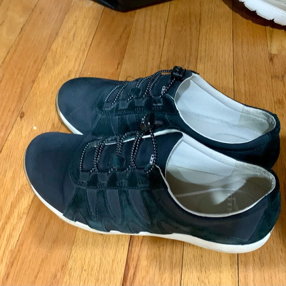 Dansko Black and White Sneakers Sleek Minimalist Design